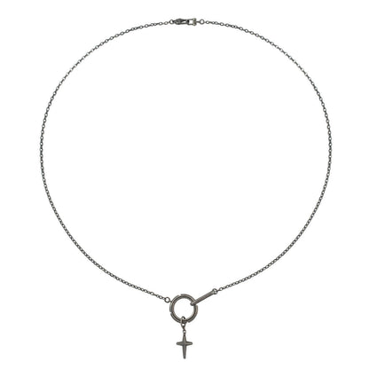 Transformer Necklace with Cross [CH024-00PA]