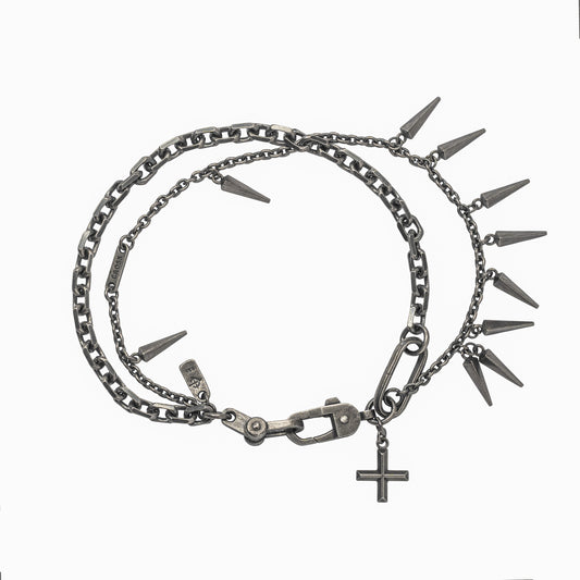 Double Chain Bracelet [BR032-00PA]