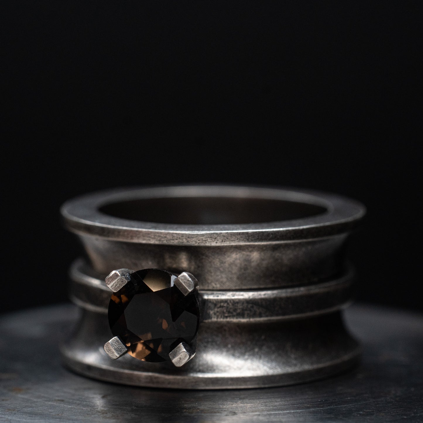 Single Stone Ring [RG014-LTBL]