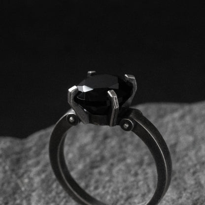 Compound Ring with Stone [RG031-BSPA]