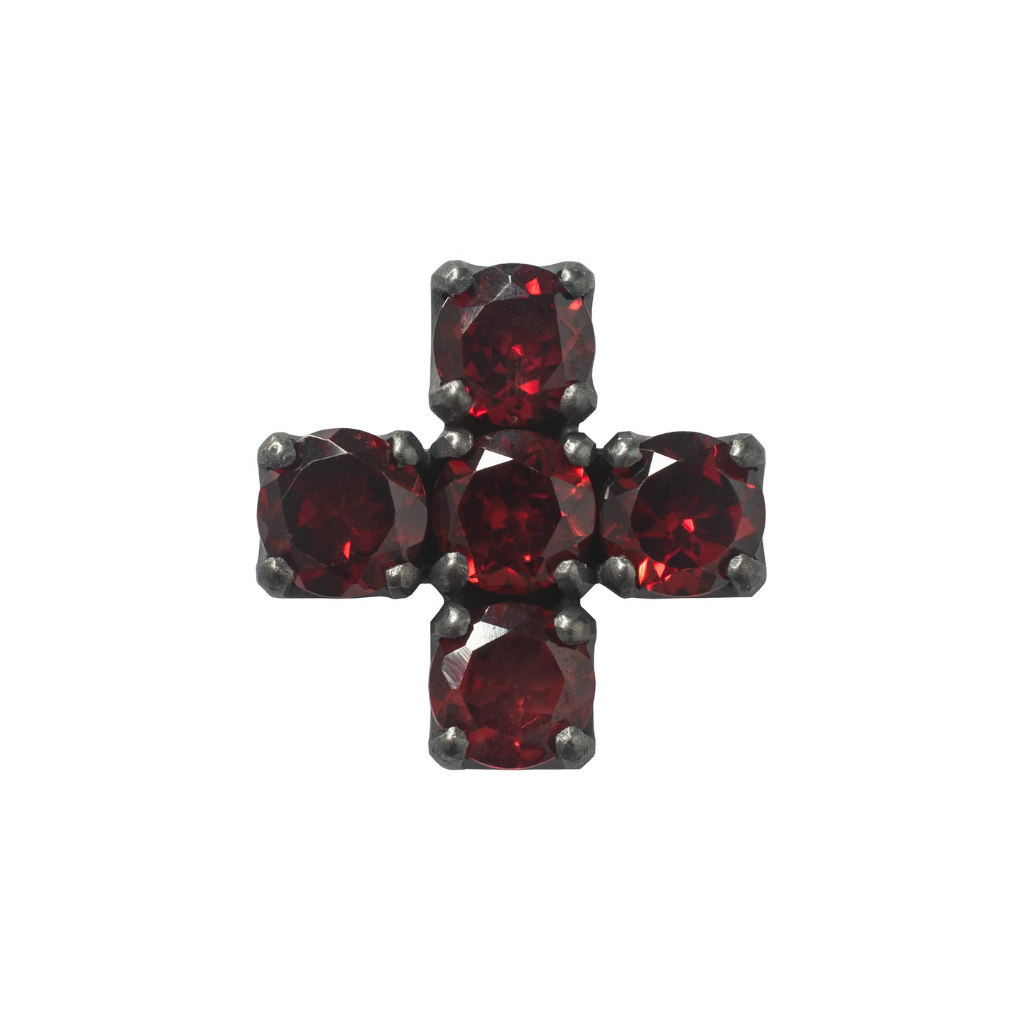 Big Cross Earring with Inserts [ES018-GABL]