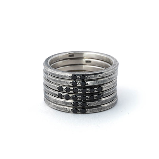 Stacked Rings Set [RG022-BSPA]