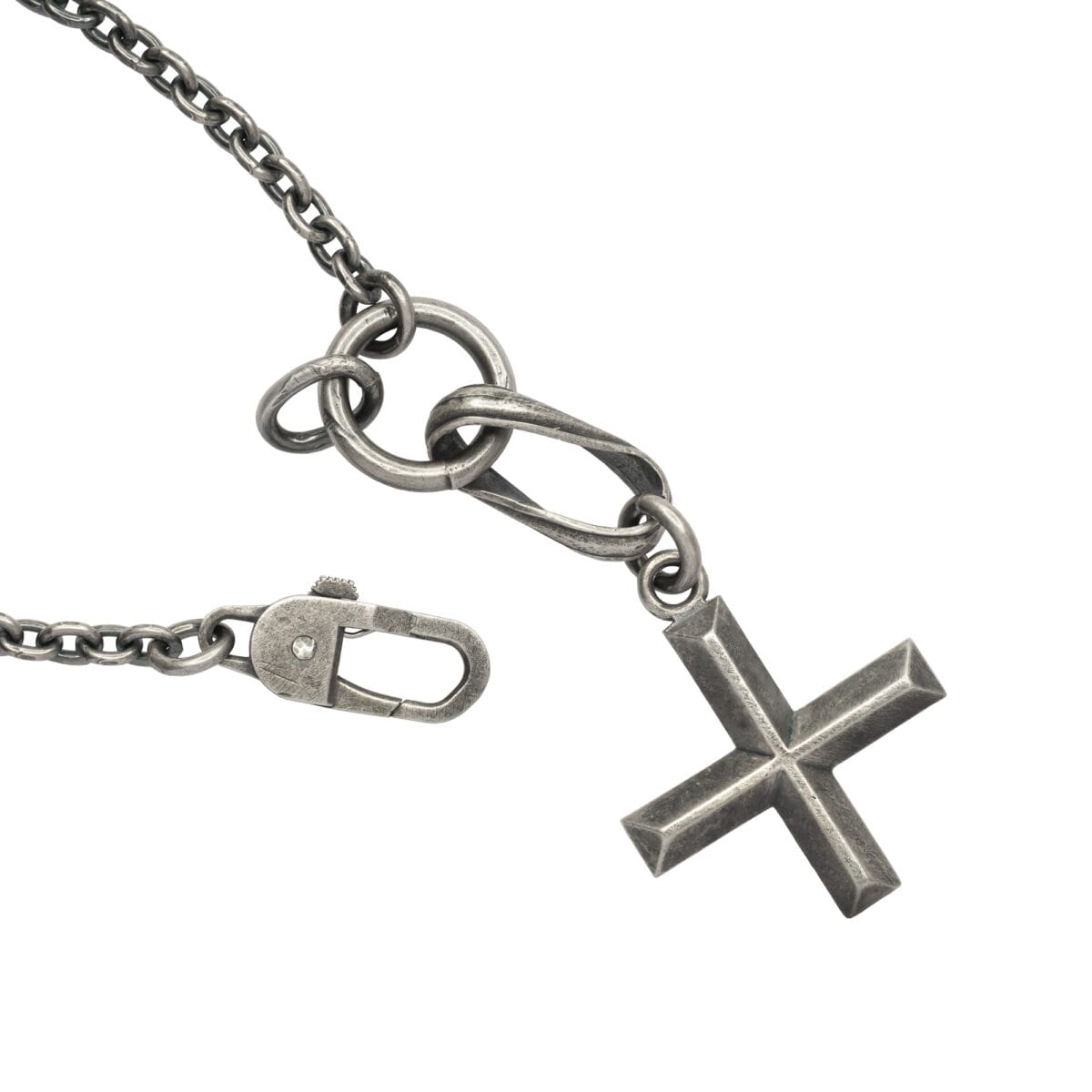 Bold silver cross necklace - Model No. NL025 - Image 2
