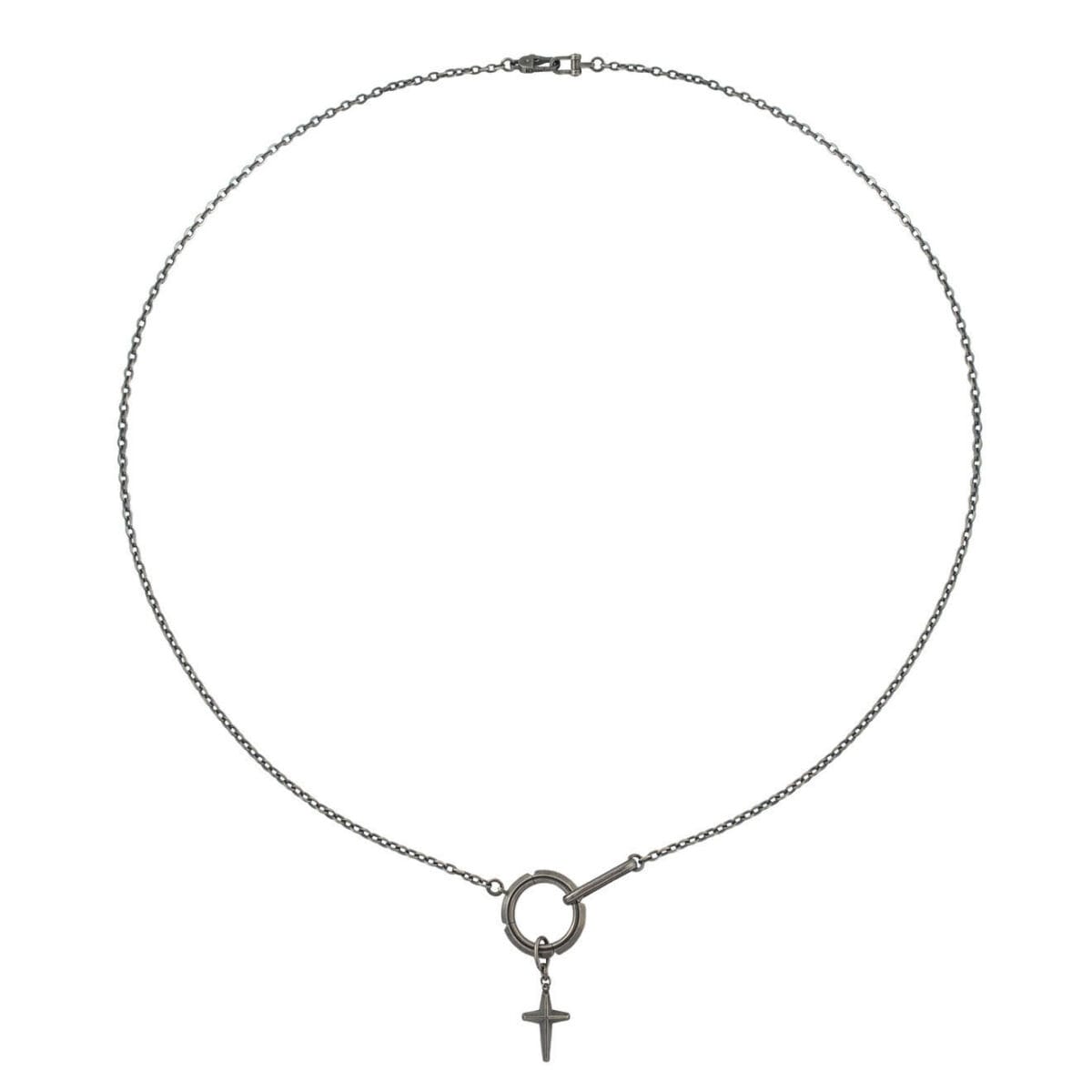 Silver star transformer necklace with adjustable chain - Model No. NL024 - Image 3